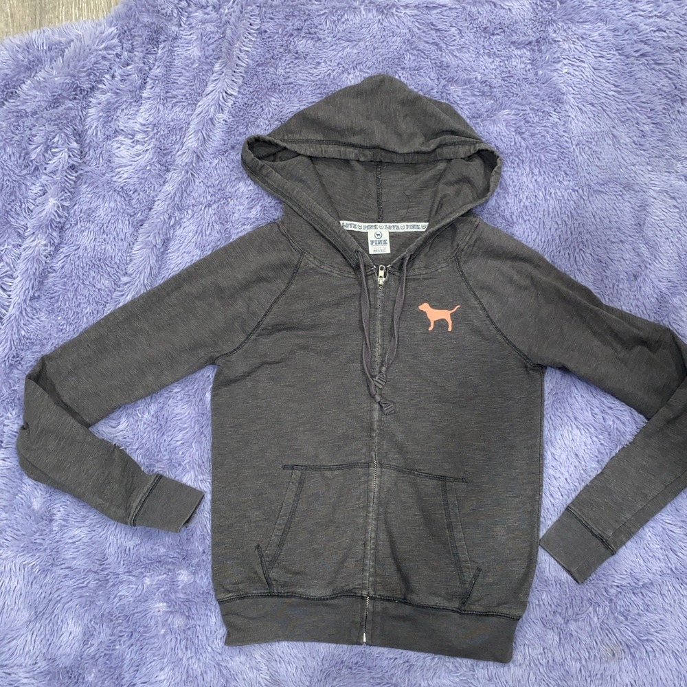 Victoria's Secret PINK - Love Pink Full Zip Hoodie XS 2012